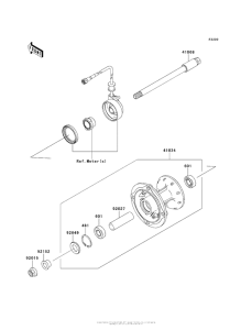  Переднее колесо