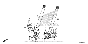  Передняя вилка