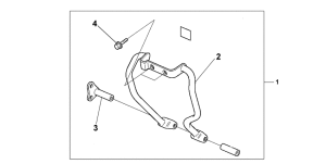 VT125 Radiator guard
