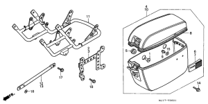CBX750P2 Side box / bumper