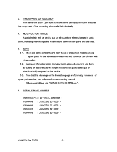 VS1400 Catalog preface