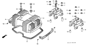 CB125T Крышка головки цилиндров