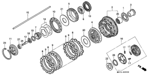 VFR750R Бендикс