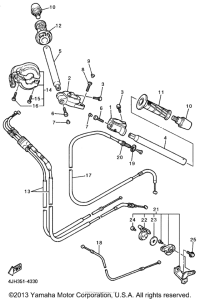 YZF600RHC Троса