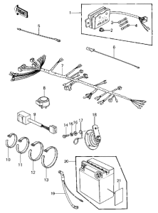 KZ440 Электрика