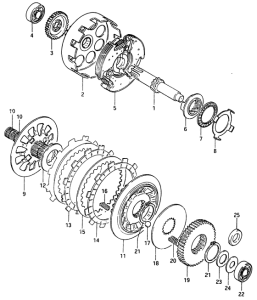 CS125 Трансмиссия