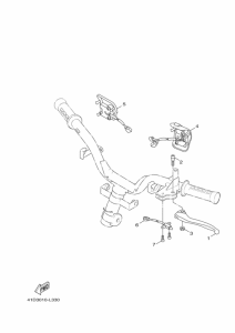 XC125E ハンドルスイツチ & レバー