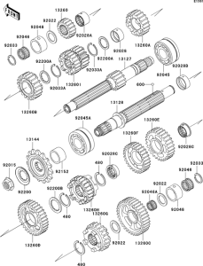 ZX1200 Трансмиссия