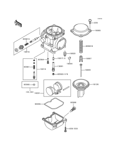 EX500 Детали карбюратора