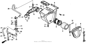 XR100 Air cleaner (ac)