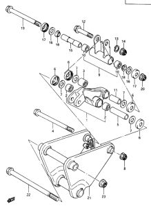 GSX750 Cushion lever