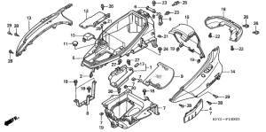 FES250 Body cover / luggage box