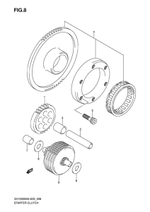 SV1000 Муфта стартера