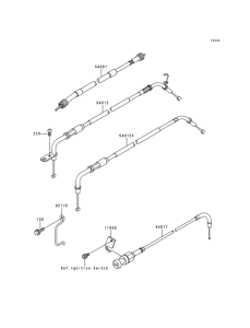 VN1500 Тросы управления