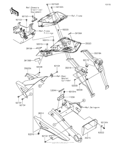 ZX1000 Заднее крыло