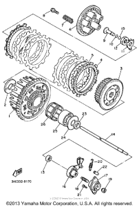 FZR600AC Сцепление