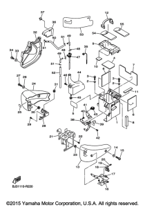 XVS1300CU Боковые обтекатели