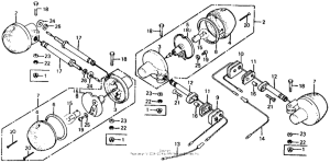 XL125 Задний фонарь