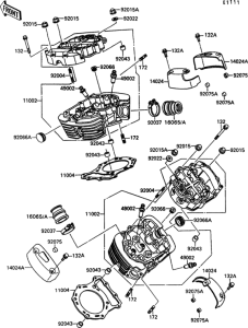 VN1500 Головка цилиндров