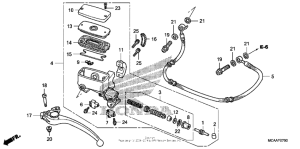 GL1800 (ABS) Цилиндр сцепления