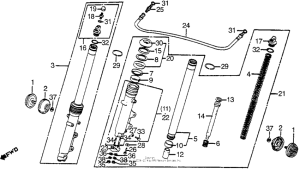 CBX Передняя вилка