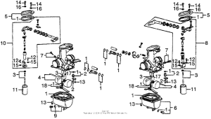 CB550 Компоненты карбюратора
