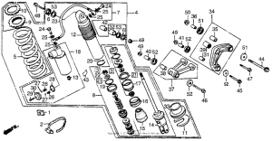 CR250R Shock absorber 84
