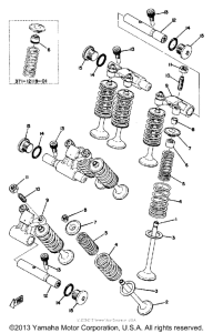 TX500 Valve rocker arm