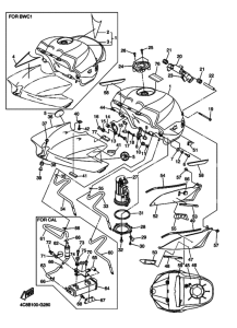 YZF-R1 Tank fuel