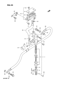 GSF400 Задний тормозной цилиндр