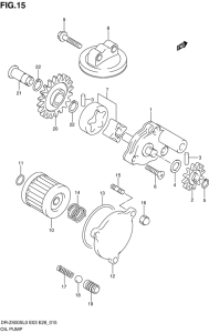 DR-Z400 Маслонасос