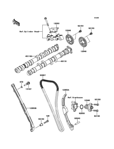 ZX1000 Распред вал