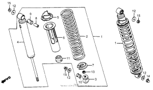  Задние амортизаторы