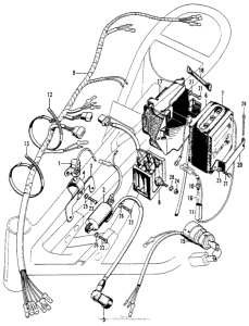 SL90 Wire harness + battery