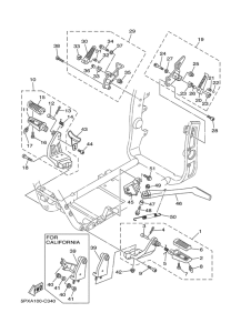 XV17PCSC Stand & footrest