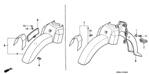 PK50S Переднее крыло