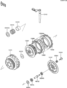 ZX600 Сцепление