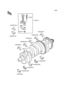 ZX1200 Коленвал
