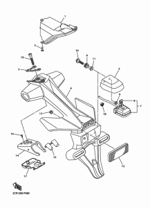 YZF-R1M Фонарь