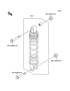 ZR400 Амортизатор