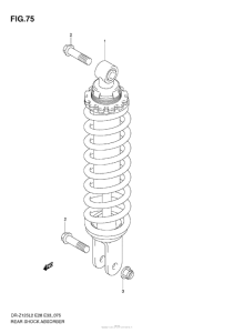  Rear Shock Absorber (Dr-Z125 E33)