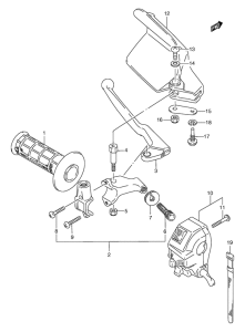 TS125 Left handle switch