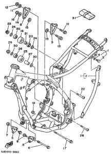 YZ250 Боковые обтекатели