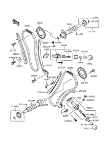 VN1500 Распредвал