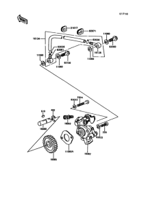 KE100 Масляный насос