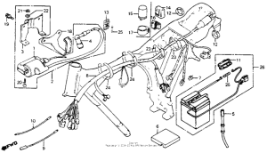 XL80S Wire harness + ignition coil + battery