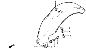 Z50R Задний бампер