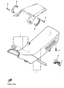 XT600EA Сиденье