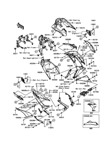 EX650 Обтекатель нижний