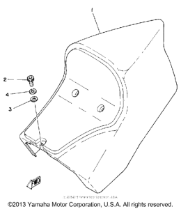 TZ125G Сиденье